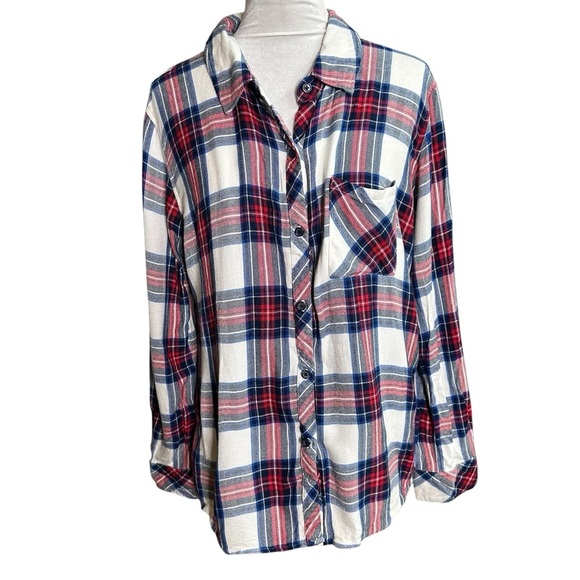 Rails Women’s Flannel Button Down Shirt. Size Large - Picture 1 of 6
